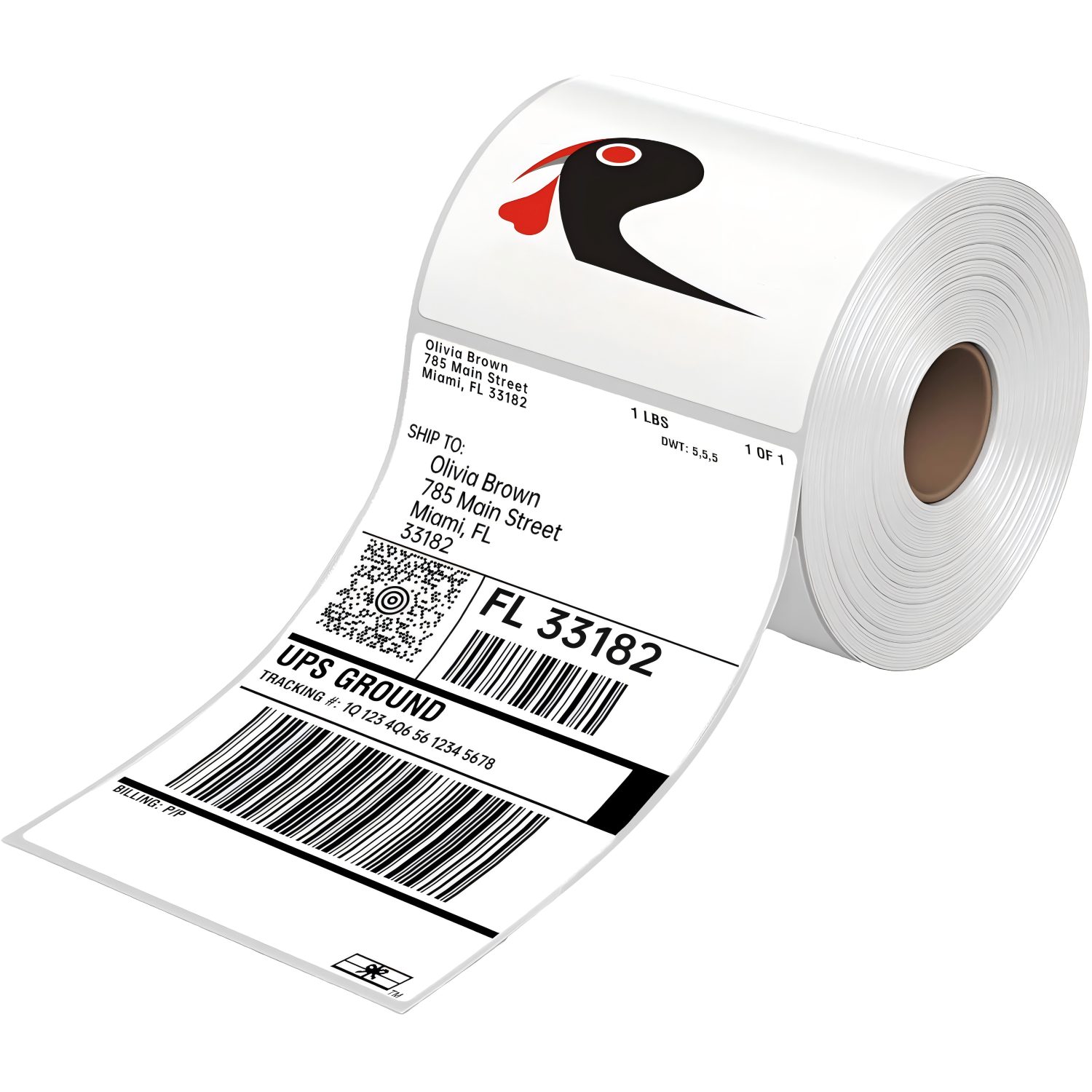 4'' x 6''  Thermal  Labels Roll 