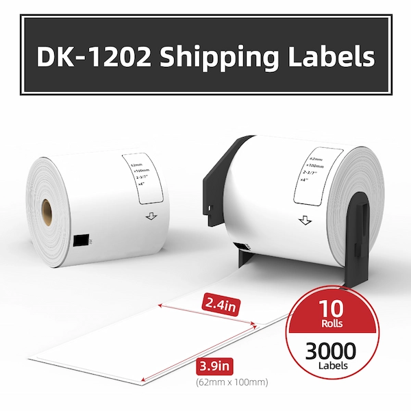 Continuous Thermal Labels 2.4x3.9