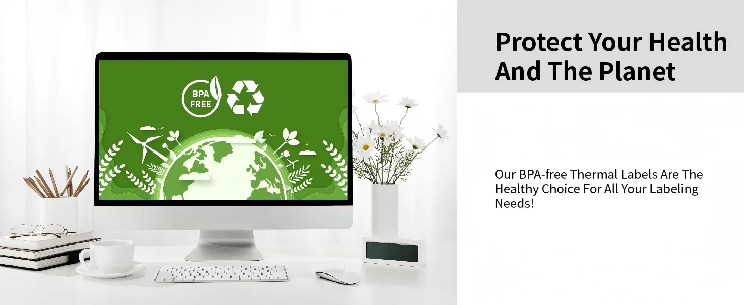 4'' x 6''  Thermal  Labels Roll  showcase